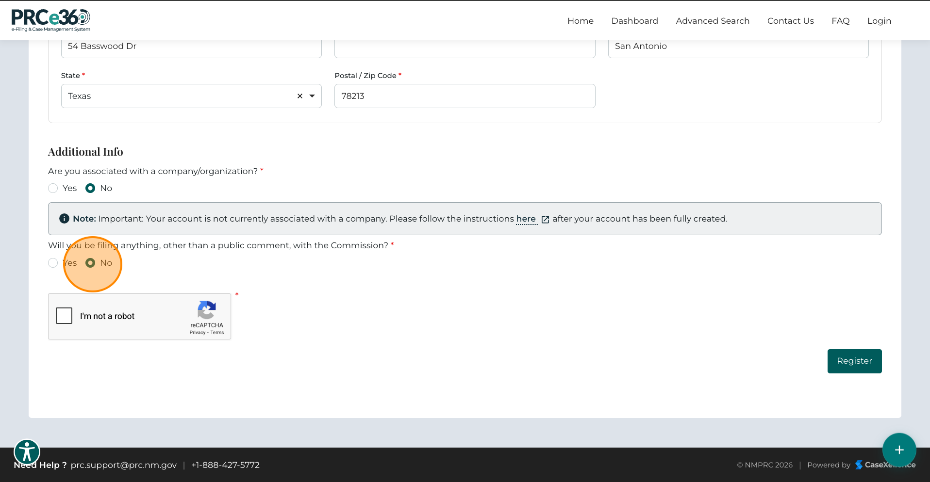 Tier 1 user selection option
